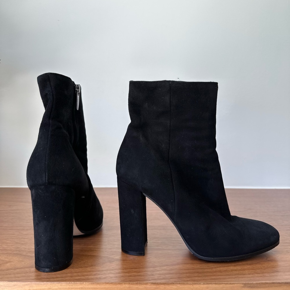 Black Suede Gianvito Rossi Booties